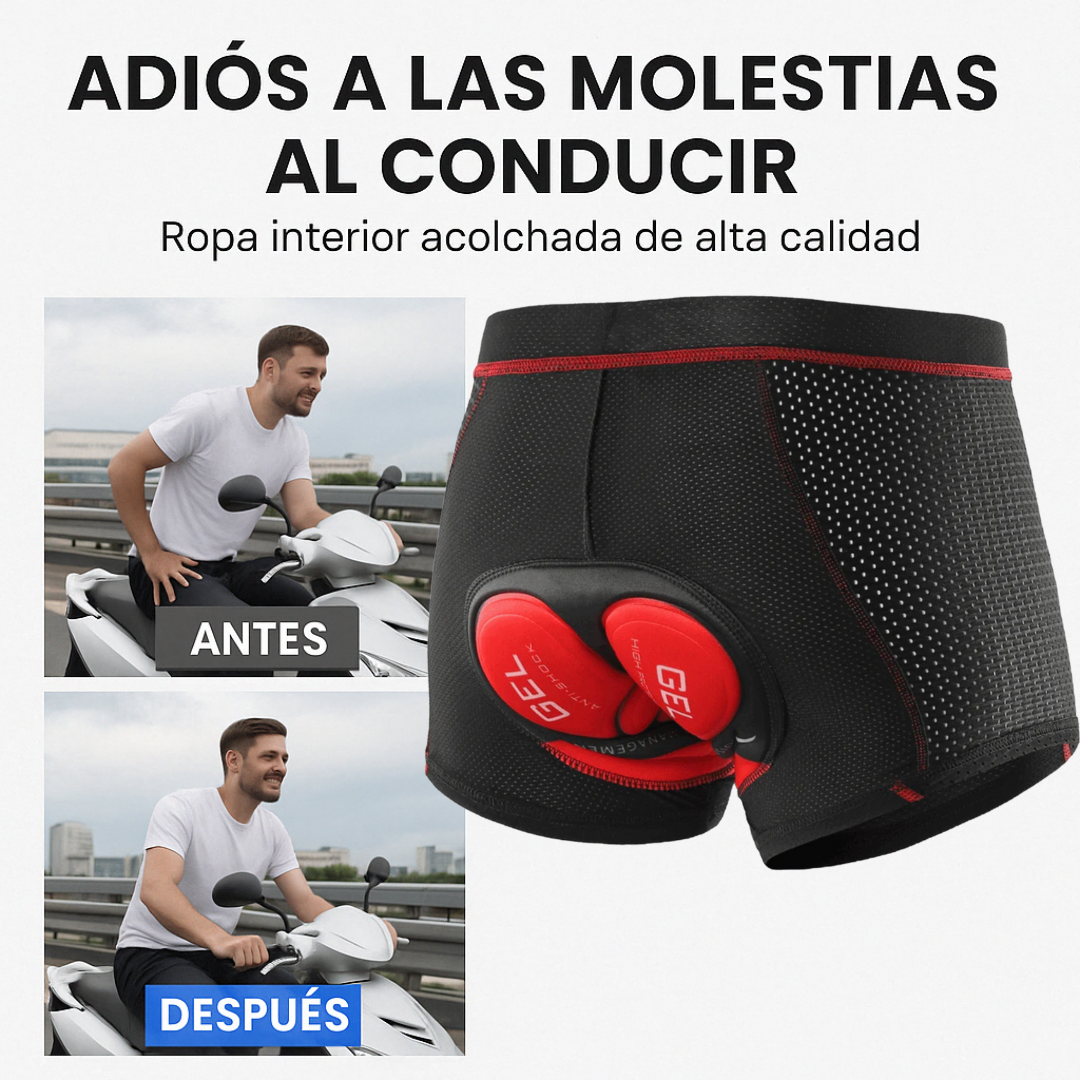 ROPA INTERIOR DE MOTO | VIAJA SIN DOLOR