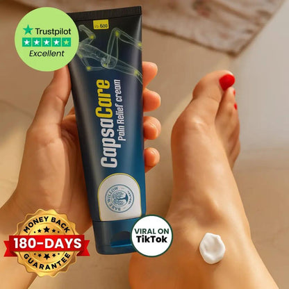 Crema para el alivio de la neuropatía CapsaCare™: alivia el entumecimiento, el hormigueo y el dolor