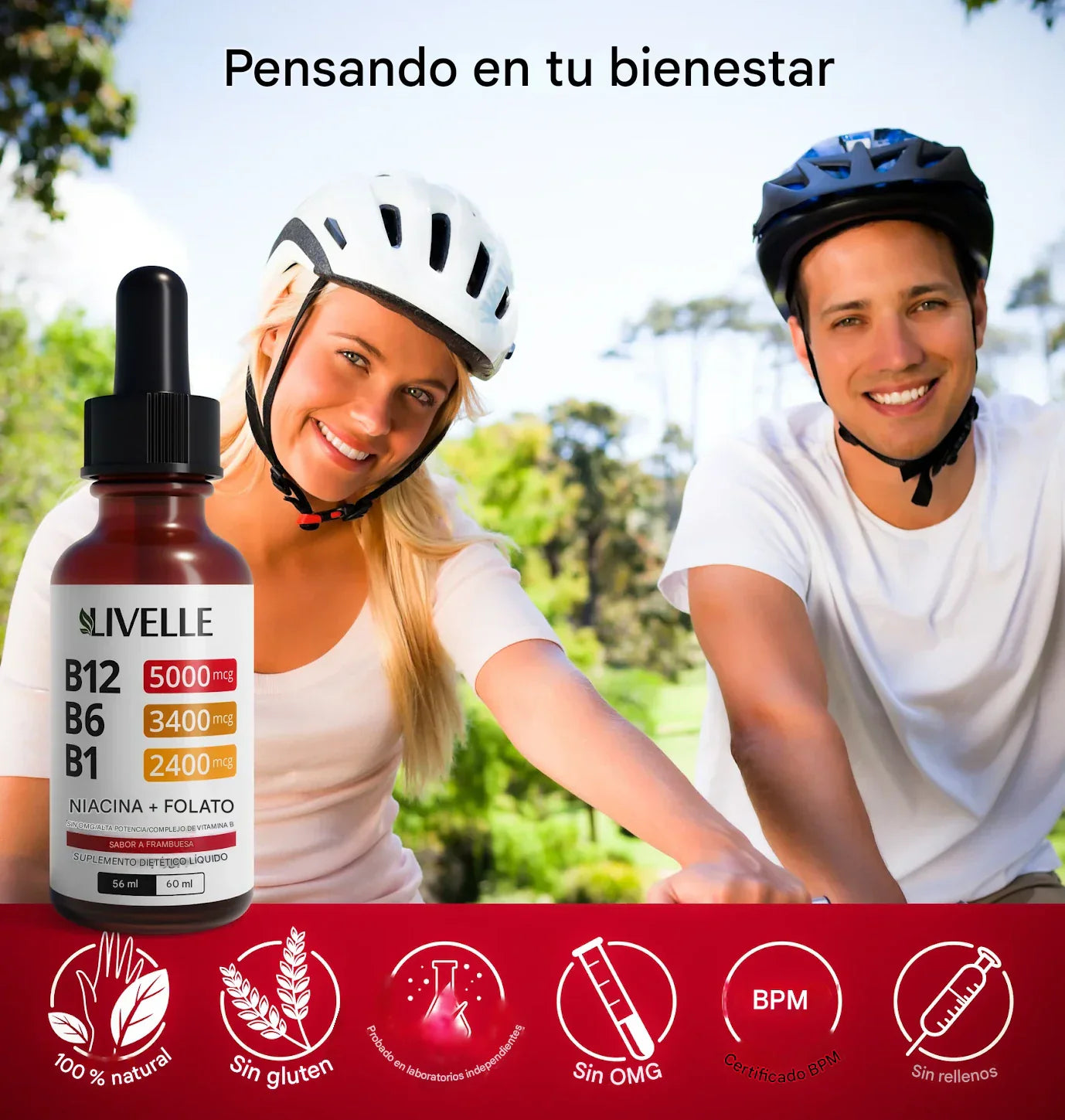 SUPLEMENTO LÍQUIDO VITAMINA B12 - OFERTA 2X1