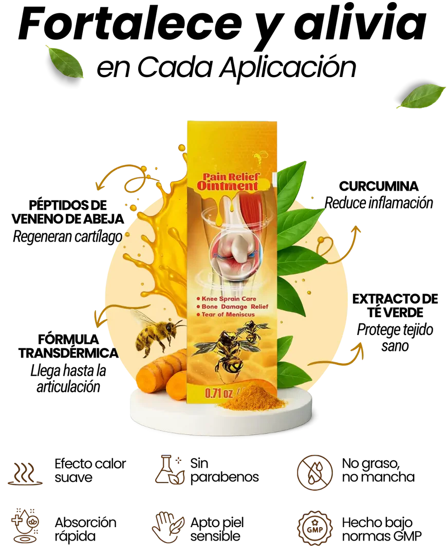 Pómada natural Abeja Rodilla