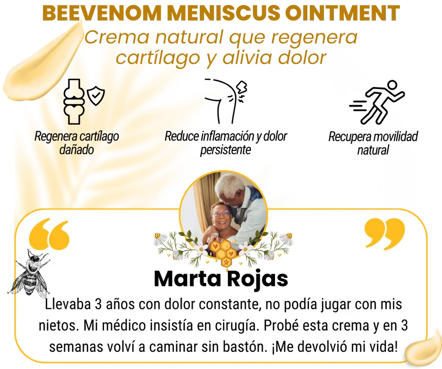 Pómada natural Abeja Rodilla