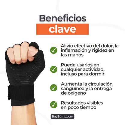 GUANTES DE COMPRESIÓN PARA ALIVIO DE LAS MANOS