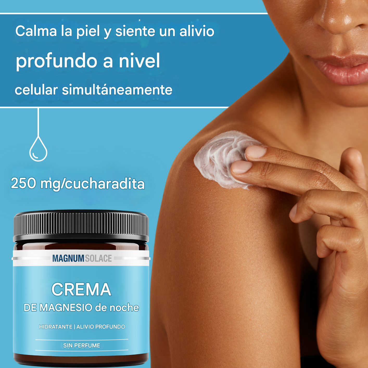 Crema nocturna de magnesio
