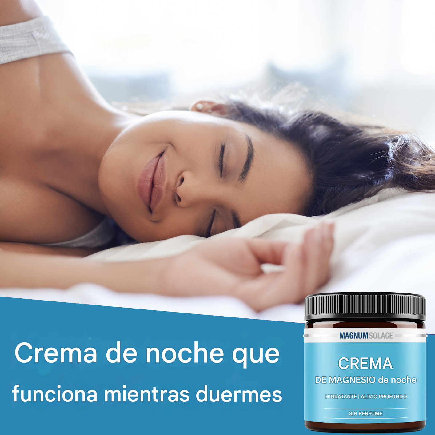 Crema nocturna de magnesio