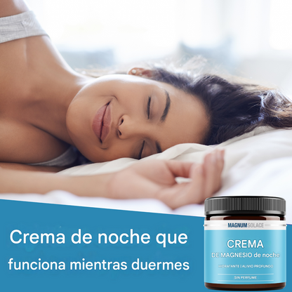 Crema nocturna de magnesio