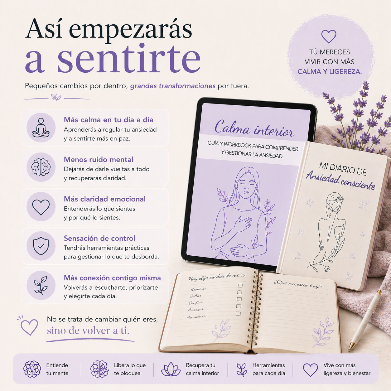 Volver a Ti™ Método guiado para recuperar tu calma interior