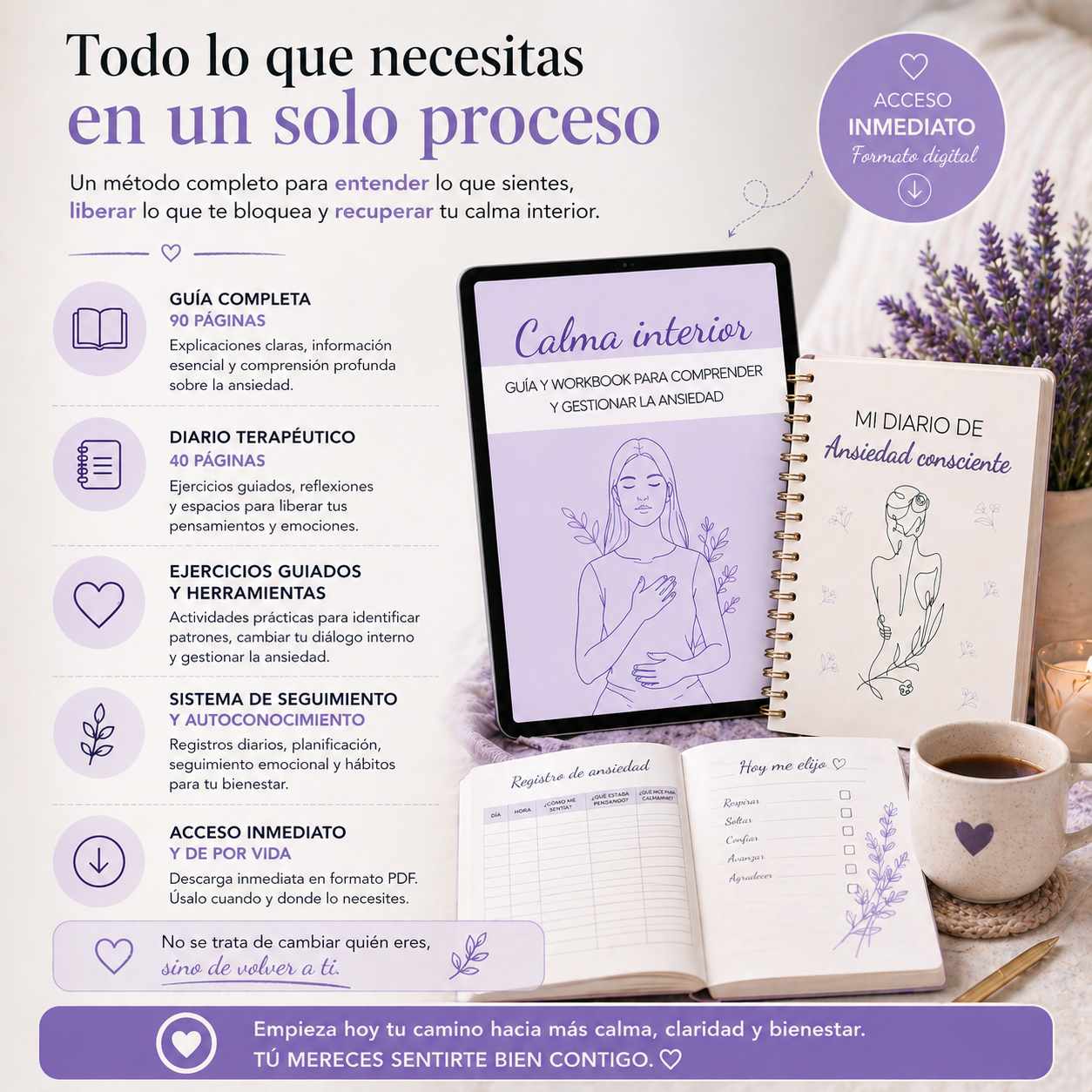 Volver a Ti™ Método guiado para recuperar tu calma interior