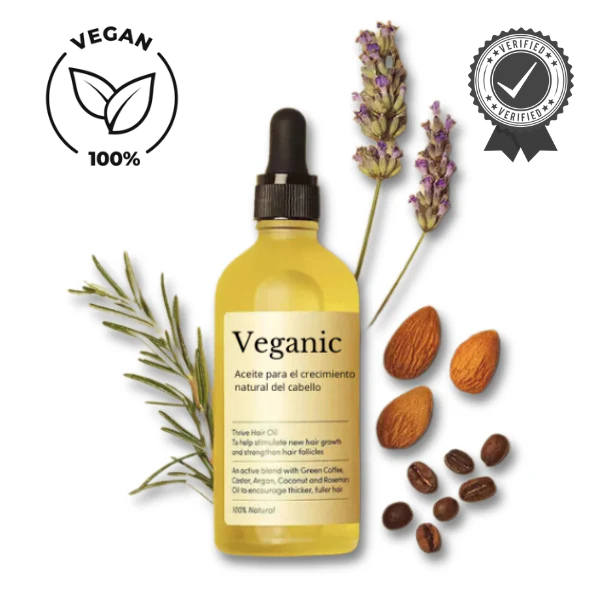 Aceite Natural Veganic - Para Crecimiento del Cabello
