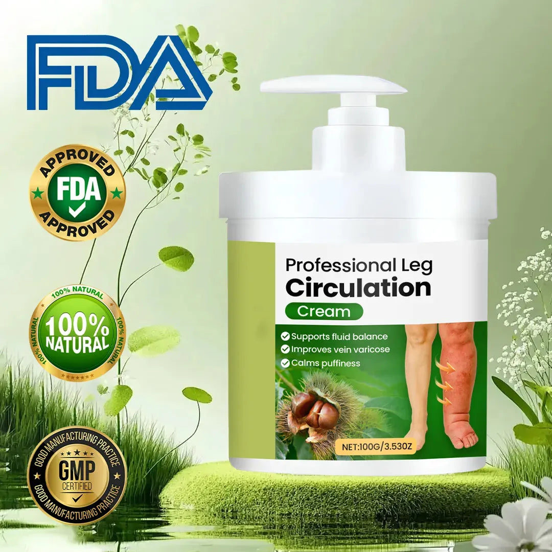 Crema profesional para la circulación de piernas