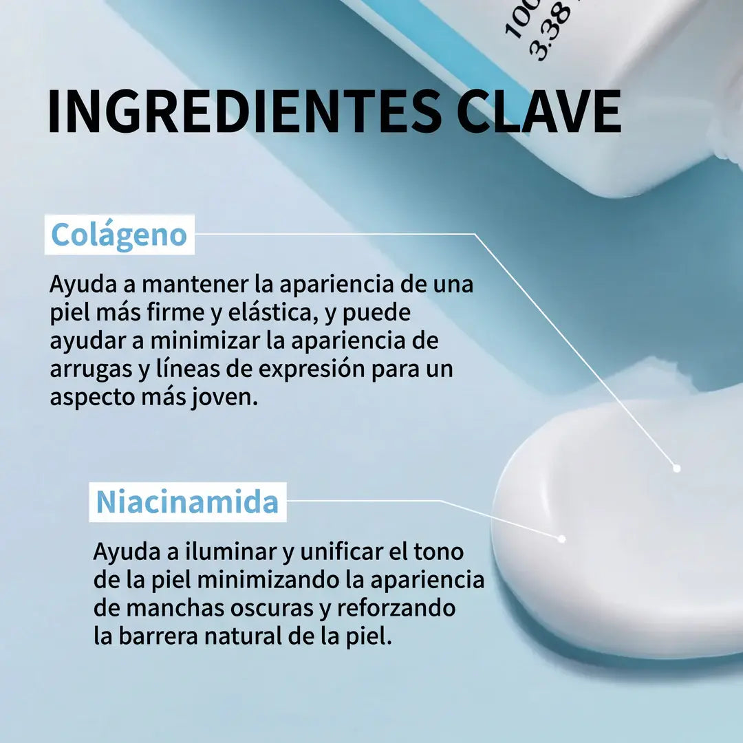 Crema Hidratante de colágeno y niacinamida  100ml – Nutrición Profunda y Piel Radiante