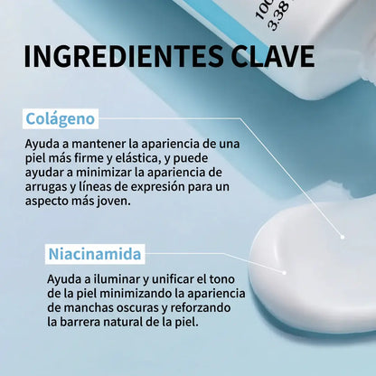 Crema Hidratante de colágeno y niacinamida  100ml – Nutrición Profunda y Piel Radiante