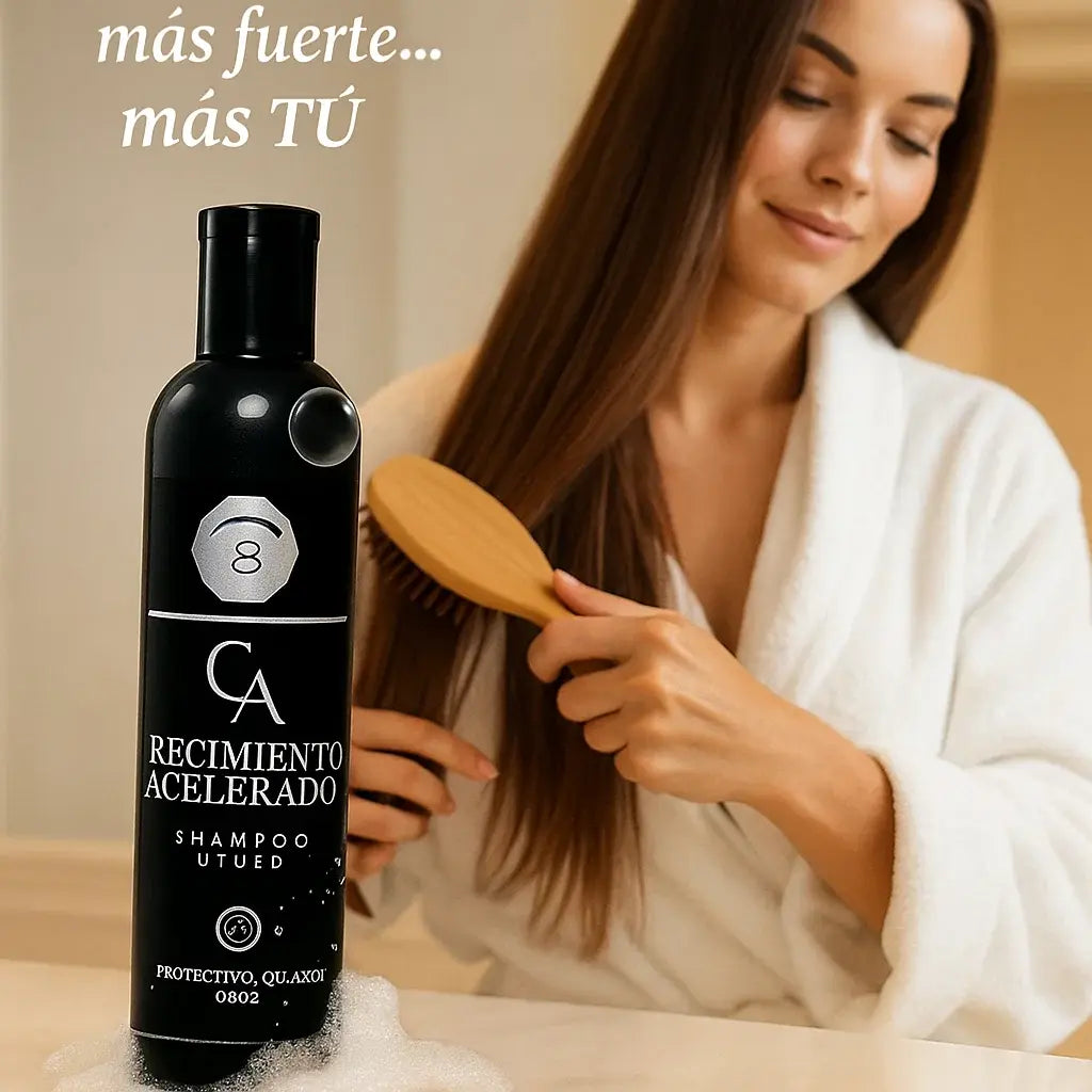 🍃 CHAMPÚ Crecimiento Acelerado – Fuerza y Volumen desde la Raíz 300ml